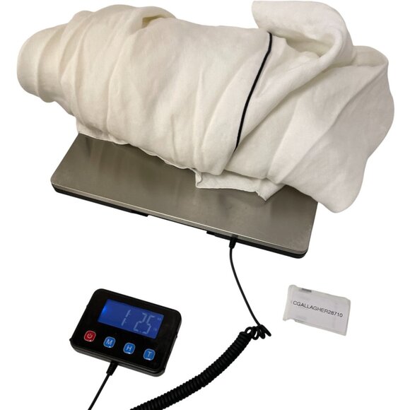 Massimo Dutti Womens Midi Dress Size M White Black stripe Flowing 6653/591 NWT - Picture 14 of 14